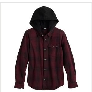 Vans Fusion hooded button down shirt